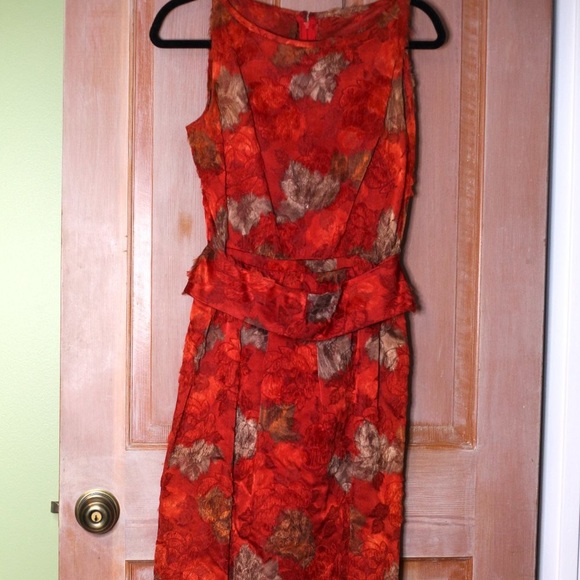 Custom Made-1960's Vintage Gown & Clutch - Picture 2 of 14